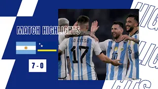 Argentina vs Curacao 7-0 - All Goals & Highlights - 2023 Messi Hat trick