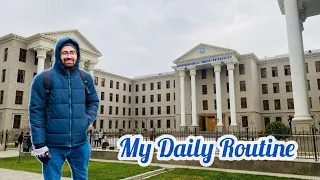 My Daily Routine in Samarkand State Medical University as a Medical Student #dailyvlog #studentlife