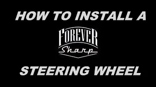 How to install aftermarket steering wheel in 30 seconds!