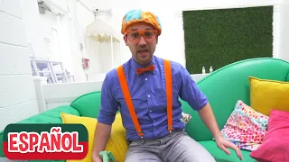 Blippi visita un Patio de Juegos Cubierto | Compilación | Explorar con Blippi