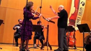 Ida Haendel - Zigeunerweisen by Sarasate - Eduard Grach, Conductor - live from Keshet Eilon 2011