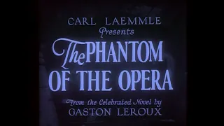 The Phantom of the Opera (1929) - Scott McQueen Commentary (SD)