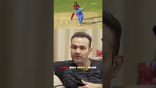 Sehwag broken⚡the record of Sachin Tendulkar || #shorts #youtubeshorts