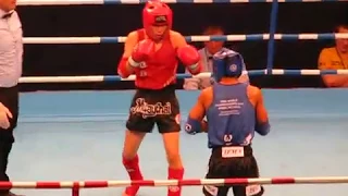 World championship Muay Thai 2017 Minsk. Yelaman Sayasatov - Arnon Phonkrathok. 2. Final. 12.05.2017