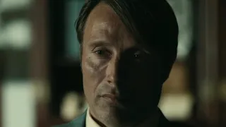 Hannibal Lecter responds to rude patient Franklyn Froideveaux, Kill Bill style
