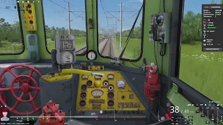 Тепловоз ТЭ3 в Trainz 22.