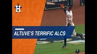 Jose Altuve lead the Astros in the ALCS