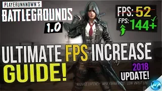 🔧 BATTLEGROUNDS: 1.0 UPDATE! Dramatically increase performance / FPS with any setup! Lag drop fix