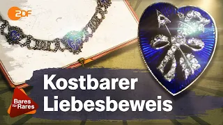 Hochzeitsschmuck des Adels – zauberhaftes Collier aus Diamanten und Silber | Bares für Rares