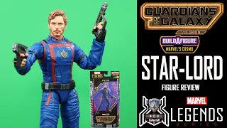 Marvel Legends STAR-LORD Guardians of the Galaxy Vol 3 Cosmo BAF Wave MCU Movie Figure Review