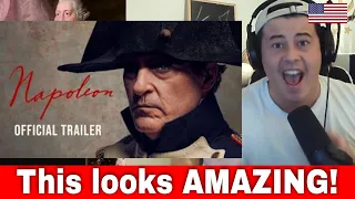 American Reacts NAPOLEON - Official Trailer (HD)