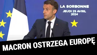 26.04: Expose ministra Sikorskiego, Białoruś oskarża Litwę,  Macron ostrzega przed śmiercią Europy