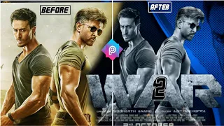 War 2 poster Editing tutorial  | Hritik Tiger | Poster series | Part 1 | Real Editor Aziz