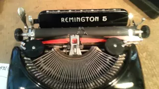 1937 Remington 5 typewriter