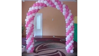 Арка гирлянда из воздушных шаров своими руками Arch of balloons