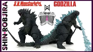 S.H. MonsterArts: Godzilla 2014 + Spitfire Ver. | Double Review