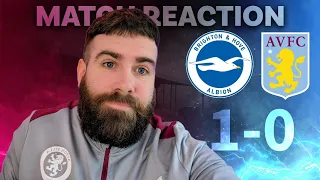 BRIGHTON 1-0 ASTON VILLA | MATCH REACTION