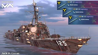 USS Jack H. Lucas - 3x DF-12 ☢️ Nuclear Missile Gameplay🔥 - Modern Warships