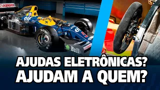 Será correto chamar alguns dispositivos dos carros de Fórmula 1 de ajudas eletrônicas?