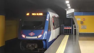 Metro de Madrid: 7048 saliendo de Joaquín Vilumbrales L10.