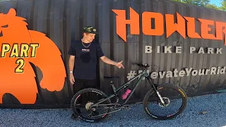 Riding the black trails at HOWLER BIKE PARK