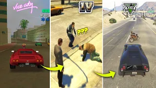 Can NPC Survive if car collision with their Bike in GTA Games ( 2001 - 2022 ) |