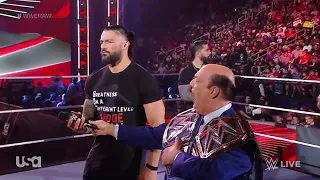 Roman Reigns Brawls Drew McIntyre, WWE Raw, May 02 2022