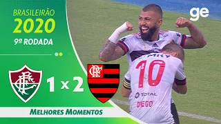 FLUMINENSE 1 X 2 FLAMENGO | MELHORES MOMENTOS | 9ª RODADA BRASILEIRÃO 2020 | ge.globo