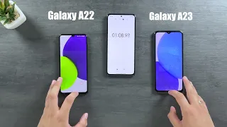 Galaxy A23 vs Galaxy A22 Speed Test