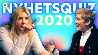 Hvem i 4ETG kan mest om nyheter fra 2020?  Nyhetsquiz med Ole og Bahare.