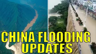 Three Gorges Dam update: Yangtze River catches new floods, Three Gorges Dam welcomes strong current.