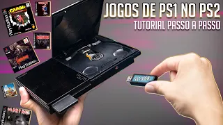 Show demais! Consegui jogar MEUS JOGOS FAVORITOS de PS1 no PS2 ATRAVÉS DO OPL - Como fiz!?