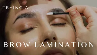 OMG I tried a Brow Lamination? 😱 Karima McKimmie