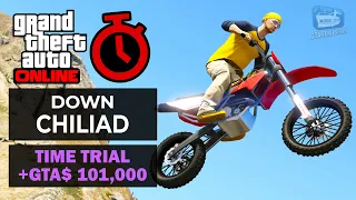 GTA Online Time Trial - Down Chiliad (Under Par Time)