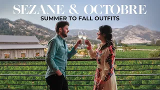 SEZANE EARLY FALL OUTFIT IDEAS | four seasons napa vlog