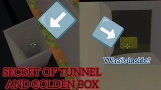 SECRET TUNNEL AND GOLDEN BOX | Chicken gun | СЕКРЕТНЫЙ ТУННЕЛЬ И ЗОЛОТАЯ ЯЩИКА | Куриный пистолет