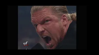 Triple H breaks JR's arm Raw 1999