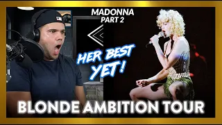 Madonna Reaction Blonde Ambition Tour Part 2 (JUST AMAZING!) | Dereck Reacts