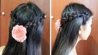 Spring Dutch Braid Hairstyle for Short Medium Long Hair Tutorial