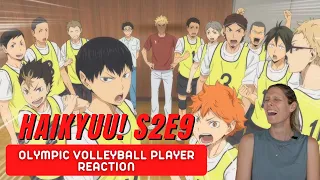 Olympic Volleyball Player Reacts to Haikyuu!! S2E9: "VS 'Umbrella'"