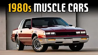 10 Muscle Cars From 1980s That Still Turn Heads TODAY!