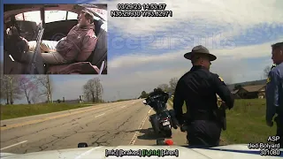 Harley-Davidson Motorcycle tried to outrun Arkansas State Police Corporal #police #pursuit