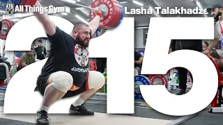 Lasha Talakhadze 215kg / 474lbs Snatch Session (incl. 205kg DOUBLE!)