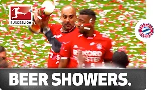 "Meisterschale" and Beer Showers - Bayern Celebrate the Bundesliga Title