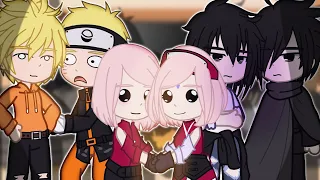 || Реакция моего AU на оригинальную вселенную || Naruto || SasuSaku ; NaruHina || чит. опис. ||