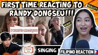 FIRST TIME REACTING TO RANDY DONGSEU!! REALLY? BERNYANYI DALAM BAHASA BERBEDA? [FILIPINO REACTION🇵🇭]