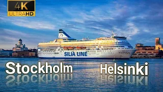 A Complete Tallink Silja Ferry Walking Tour Experience From Stockholm to Helsinki. 4k 60f UHD