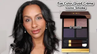 Creating 5 Looks using TOM FORD Iconic Smoke Eye Color Quad Crème | REVIEW | Mo Makeup Mo Beauty