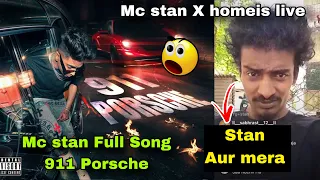 Mc stan 911 Porsche Full song | Mc stan X homies Live talking About Mc stan | Mc stan new song