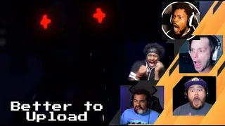 Gamers React to Cory's Jumpscare | Better to Upload (CoryxKenshin Horror Game)